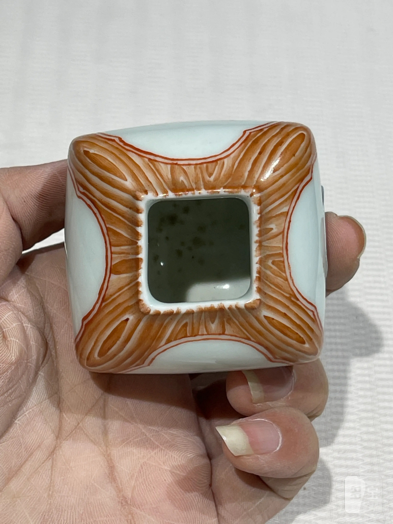 清代 粉彩文房瓷器一组十二件 - 图39